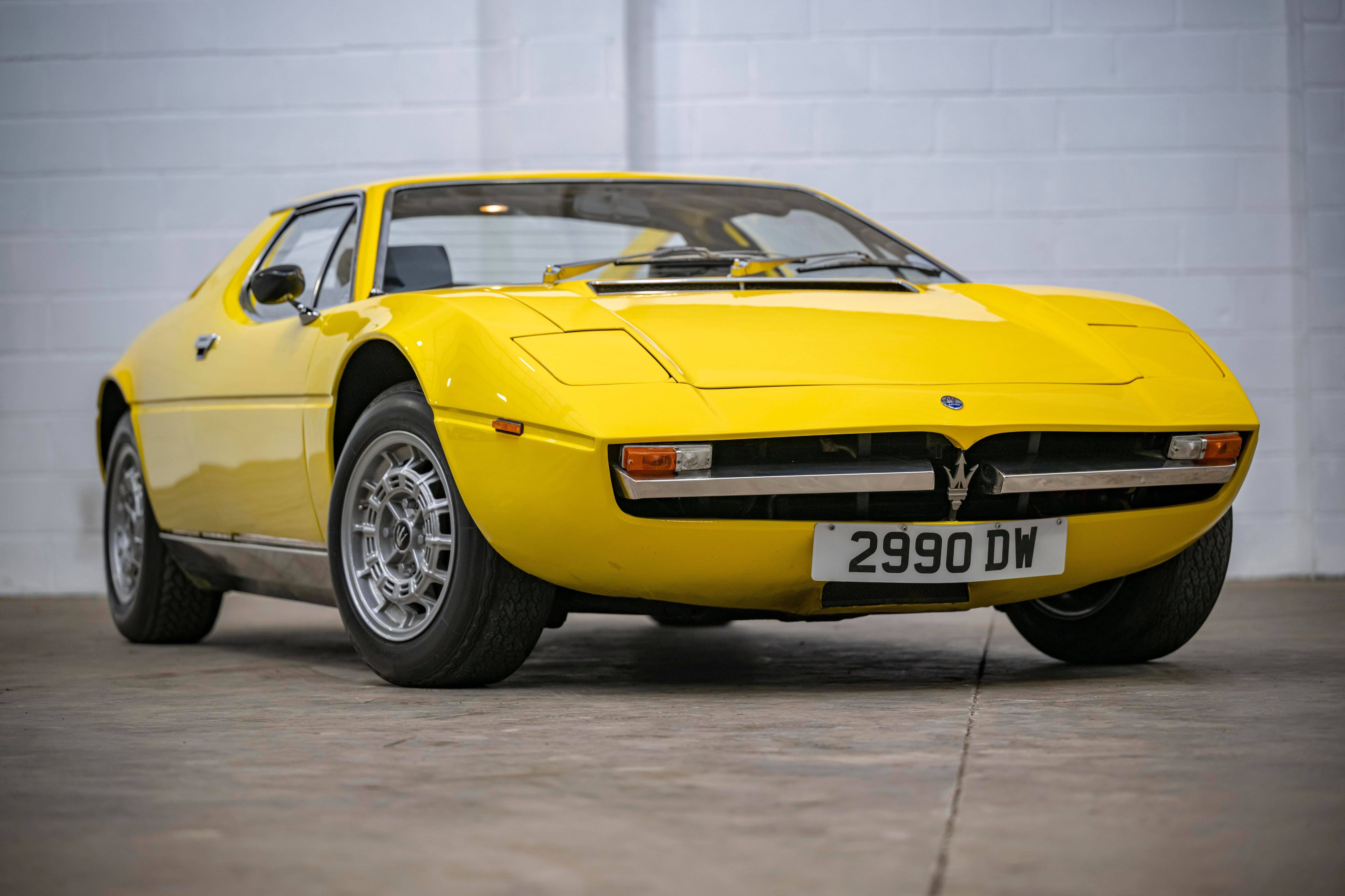 402-445 1/43 マセラティ Merak 3000 SS イエロー 1975 Maserati Merak For Sale by Auction